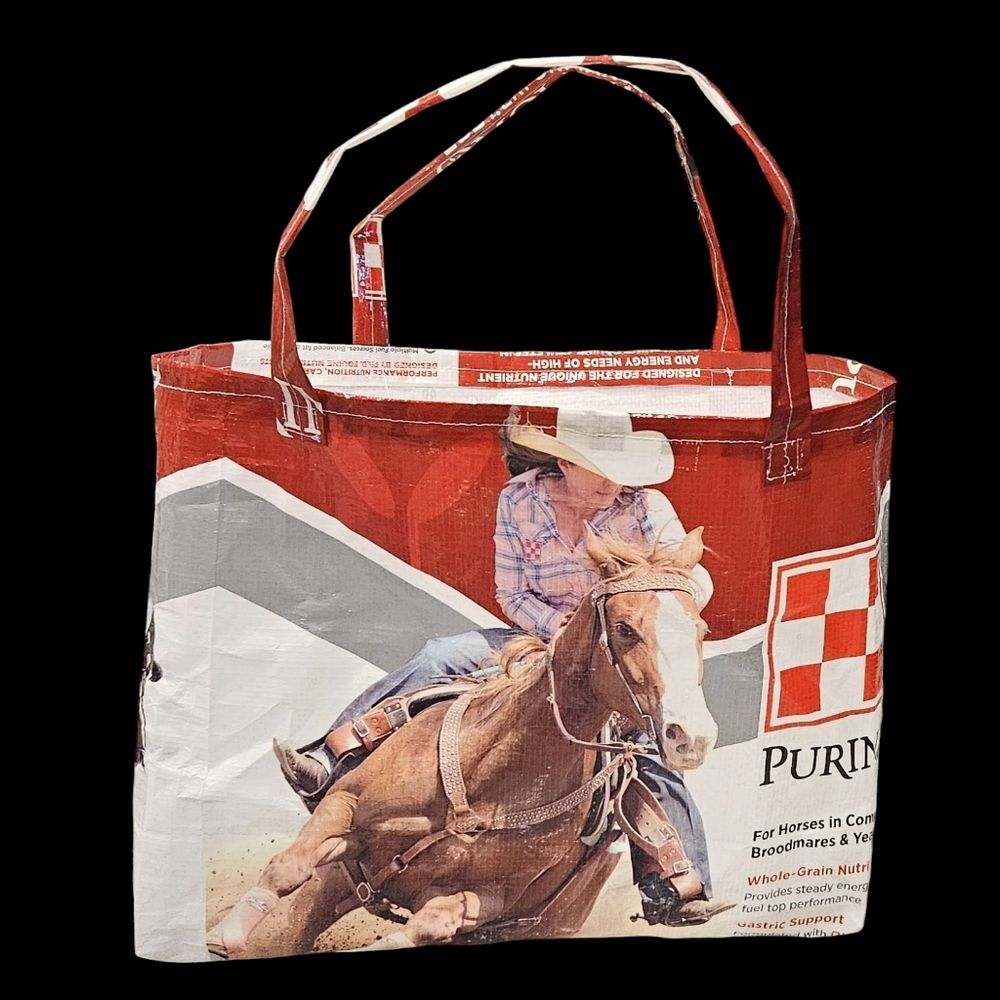 Recycled Feed Bag Tote